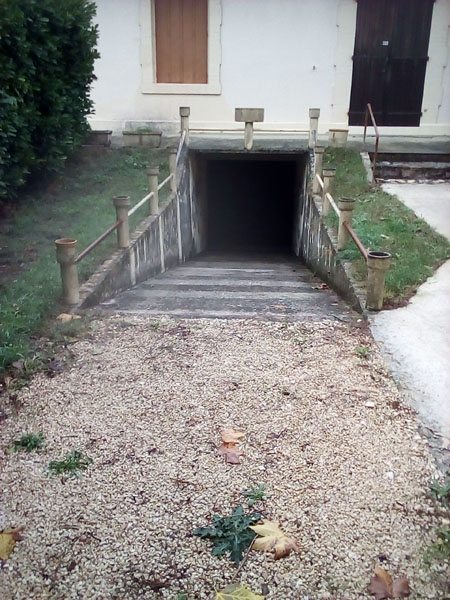descente de la cave